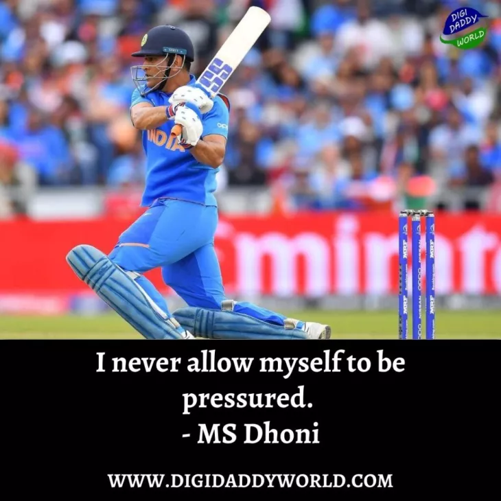 MS Dhoni Retirement Quotes