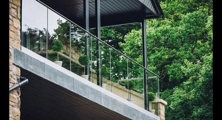 glass railing
