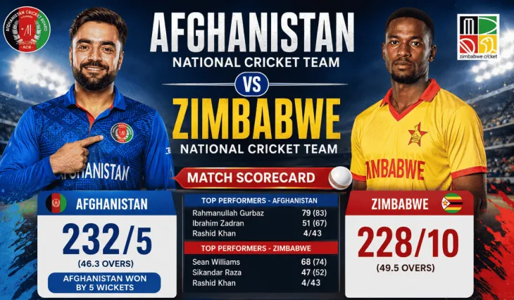 Afghanistan vs Zimbabwe