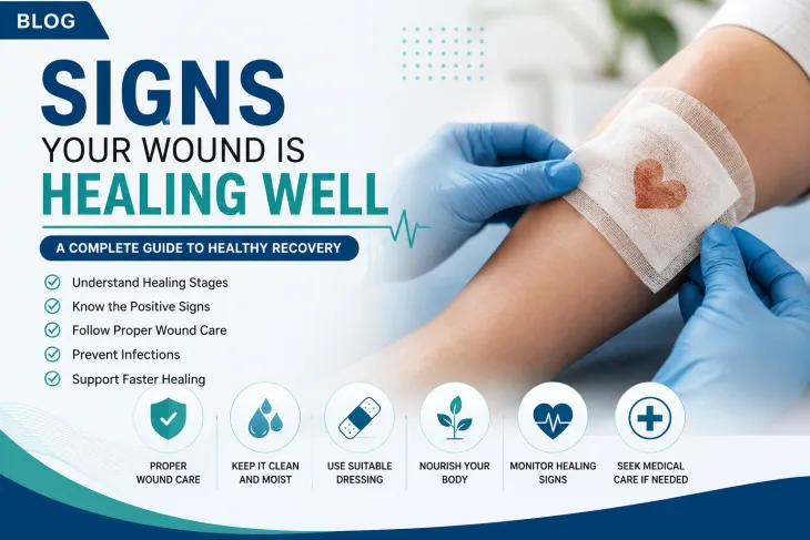 Sign wound healing
