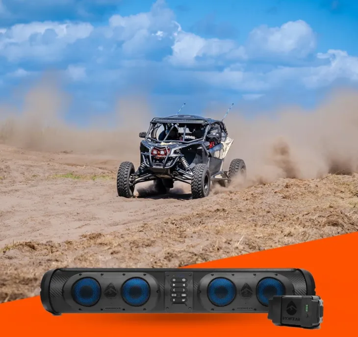 Get more from your nighttime off-road rides with UTV speaker bars