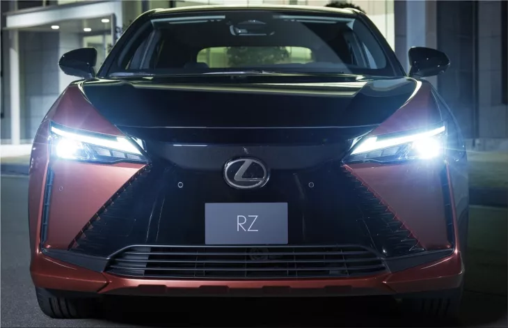 The new Lexus RZ 450e electric SUV 