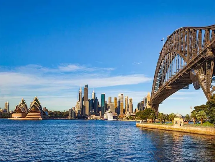Harbour bridge view
