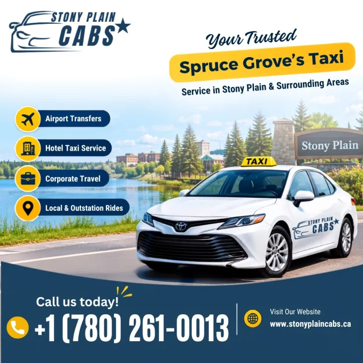 Stony Plain & Spruce Grove Taxi Service | Available 24/7