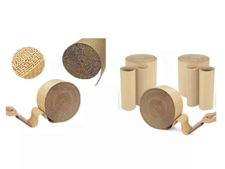 corrugated cardboard rolls