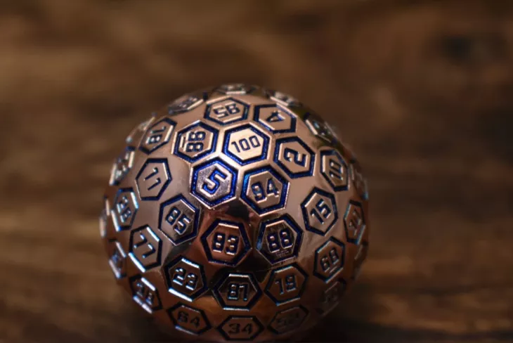 D100 Metal Dice Online