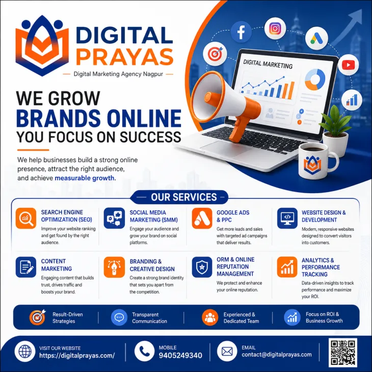 Digital Prayas digital marketing agency in Nagpur