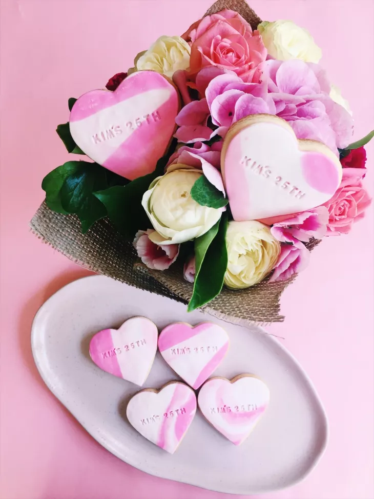 heart shaped cookies