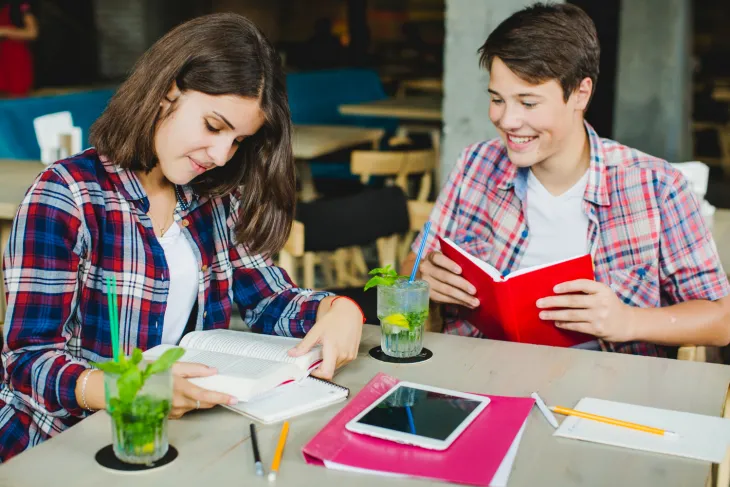 students studying together during IGCSE tutoring session