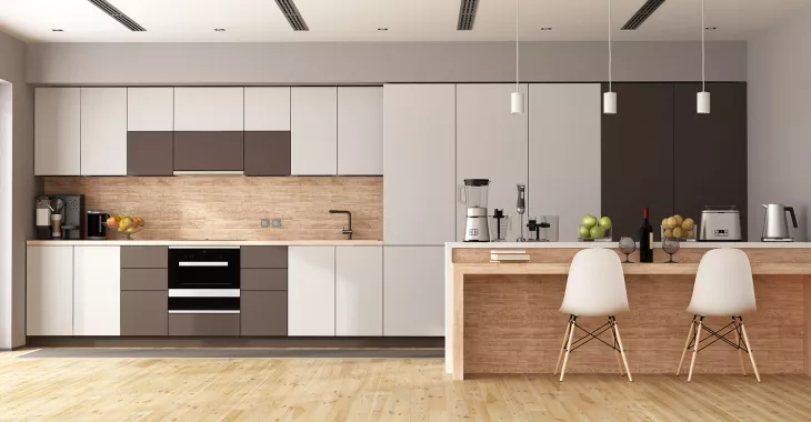 Interior designs, modular kitchen