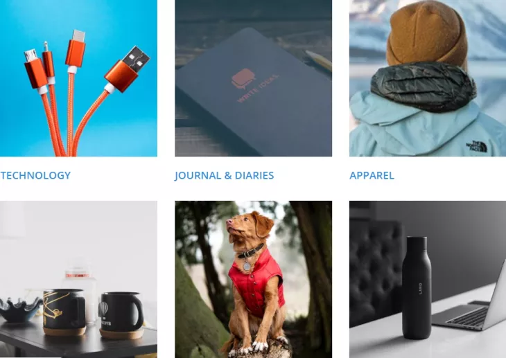 selection of promotional items