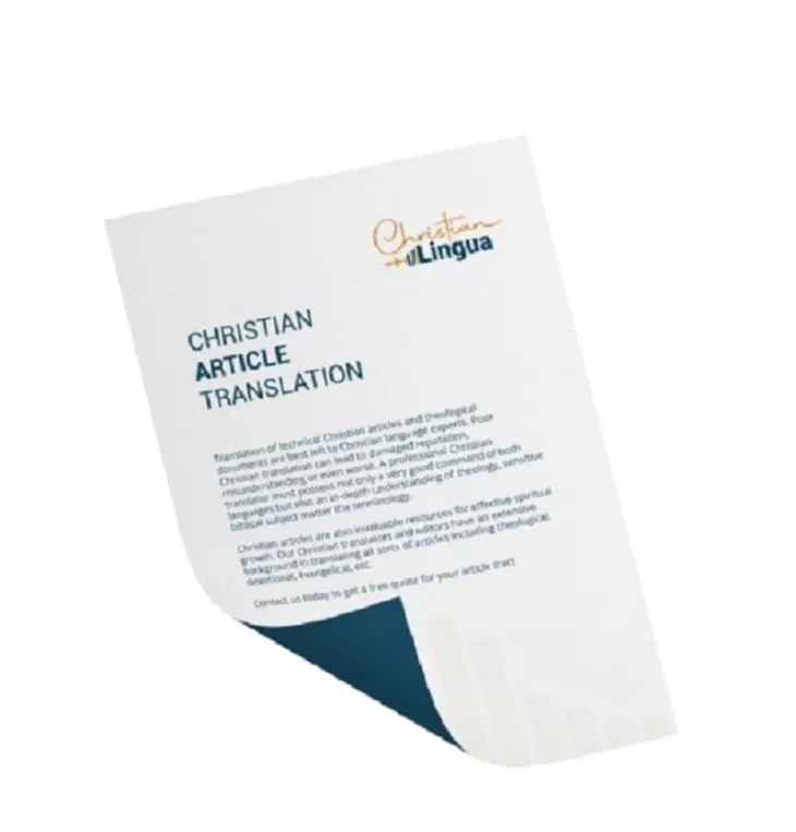 Christian Article Translation