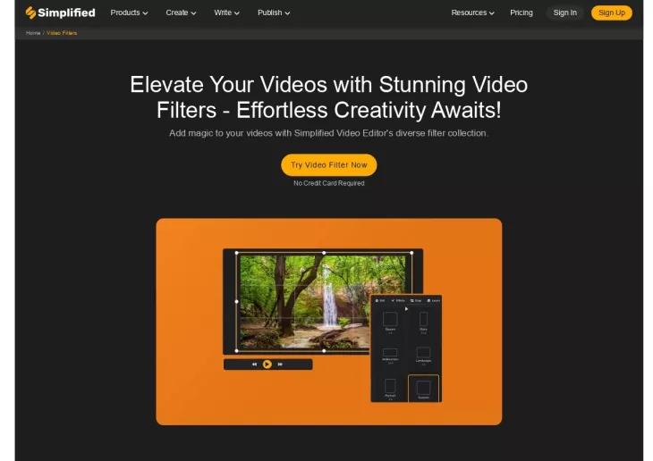 https://simplified.com/video-filters/