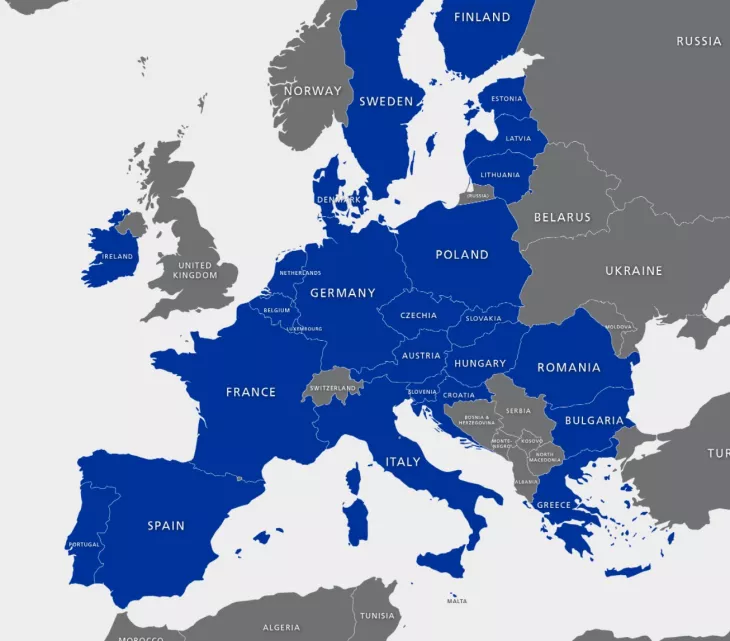 eu map