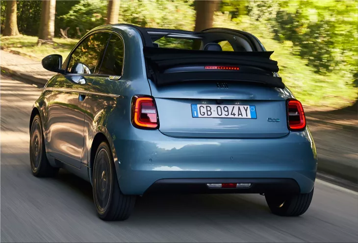 Fiat 500e electric car