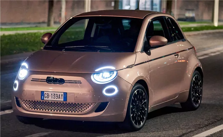 Fiat 500e electric car