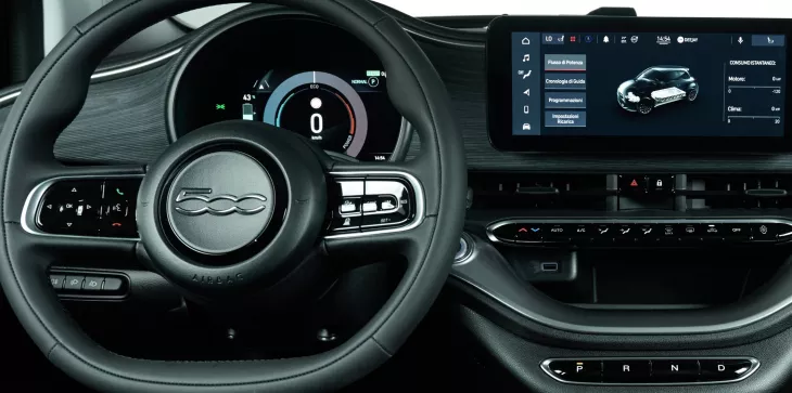 Fiat 500e electric car