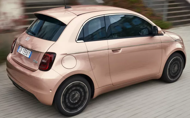 Fiat 500e electric car