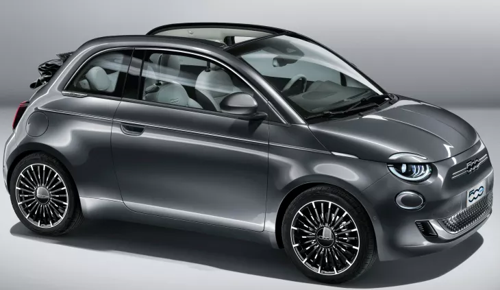 Fiat 500e electric car