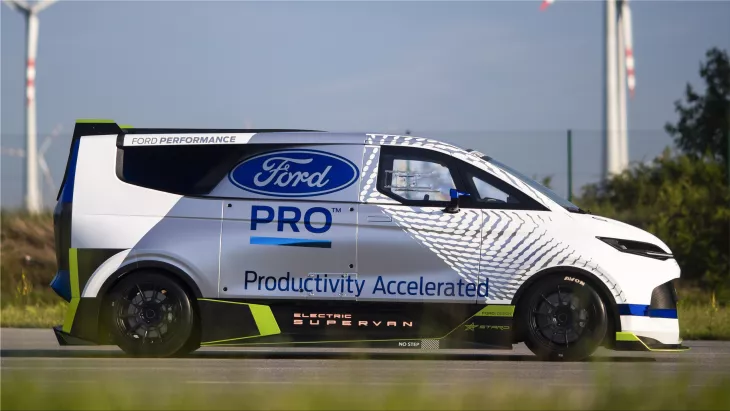 Ford Pro Electric SuperVan is an electric vehicle