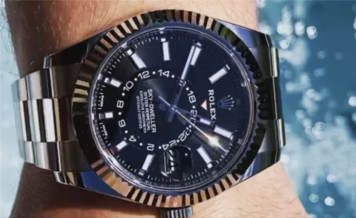 Rolex Sky-Dweller Steel Black Dial