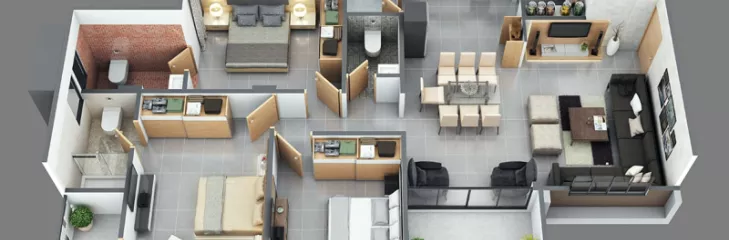 D floor plan services