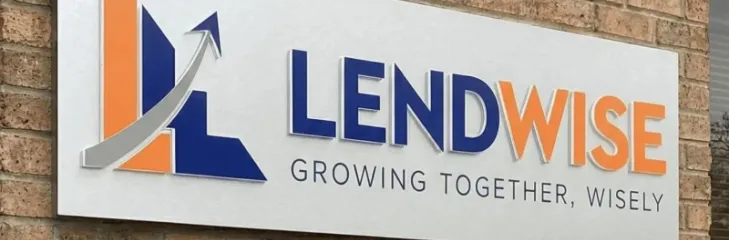 outdoor business signage for finance company