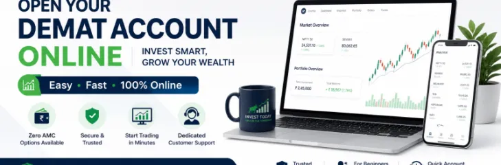 Simple and quick way to open a free demat account online for beginners in India.”