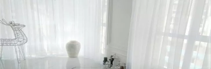 chiffon curtains