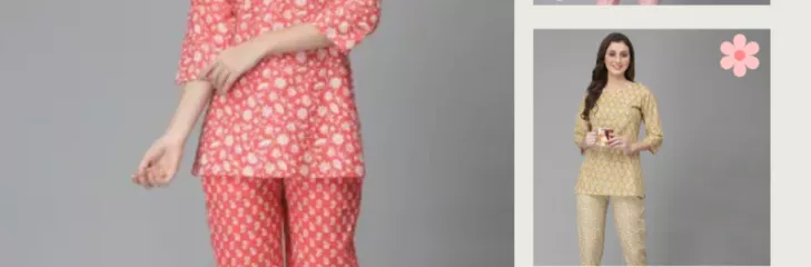cotton coord set women