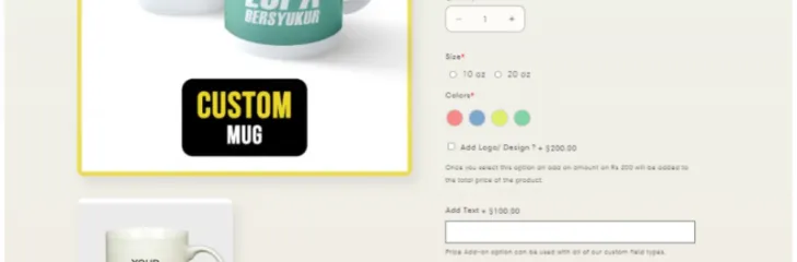 Custom Product Options