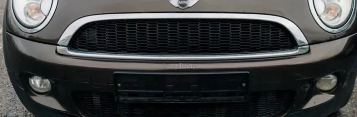 Black Mini Cooper Car