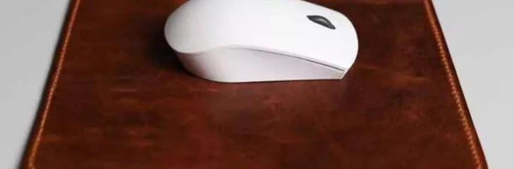 leather mouse pad