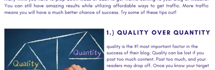 Affordable Ways To Increase Blog Traffic
