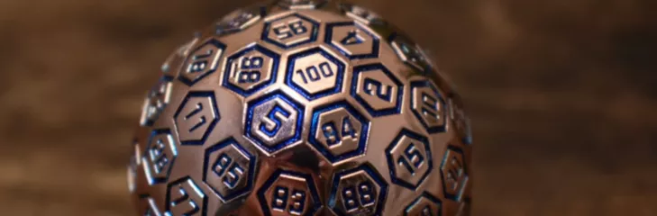 D100 Metal Dice Online