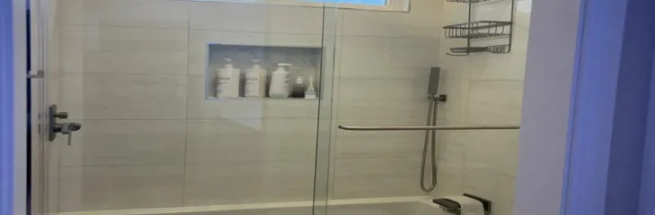 frameless glass door installation