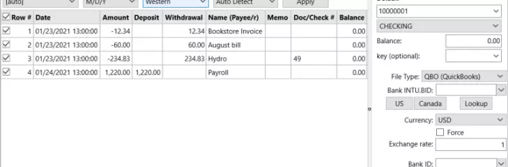 Transactions app
