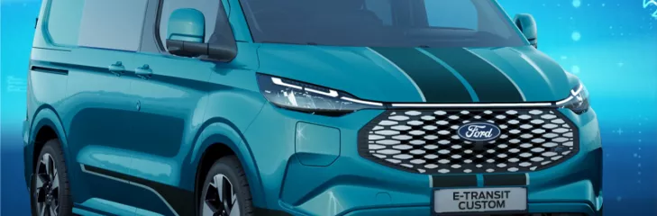 Ford E-Transit Custom electric van