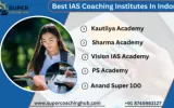 The Vision IAS Academy in Indore is widely regarded as the best IAS coaching institute in the city. 