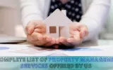 Property Maintenance Services List