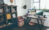 Wooden Desk Organizer