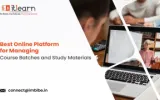 Best Online Platform for Managing Course Batches and Study Materials