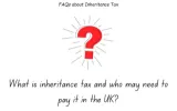 What is inheritance tax and who may need to pay it in the UK?