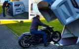 Motorcycle storage sheds