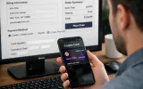 shopping with virtual crypto card
