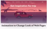 Contribution of Animation to Change Look of Web Pages