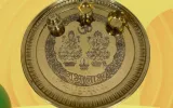 Classic Brass Puja Thali Set 