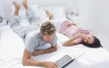 white cotton bed sheets, bed sheets